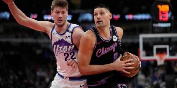 立博体育-武切维奇35+7+5准绝杀公牛险胜爵士 森萨博43分生涯新高