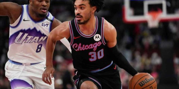 立博体育-武切维奇35+7+5准绝杀公牛险胜爵士 森萨博43分生涯新高