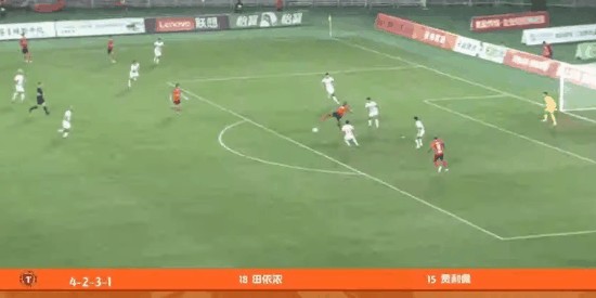 中甲半场：安以恩破门，辽宁铁人1-0青岛红狮